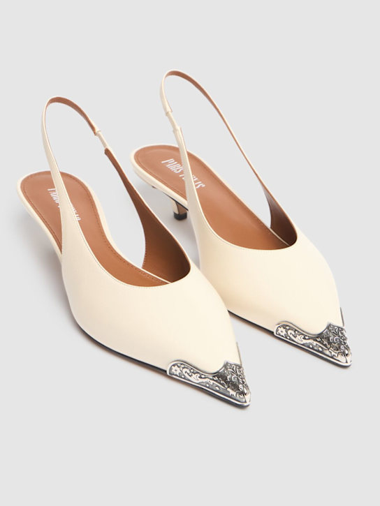Paris Texas 35mm Jessica leather western slingbacks 3 Paris Texas 35mm Jessica leather western slingbacks