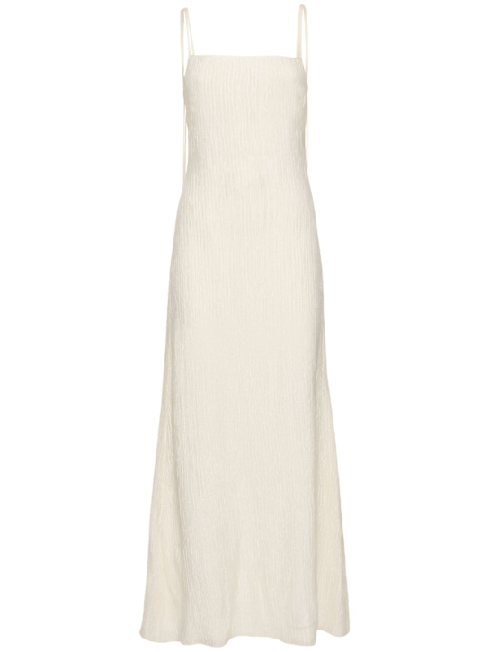 Gabriela Hearst Avebury double plissé midi slip dress