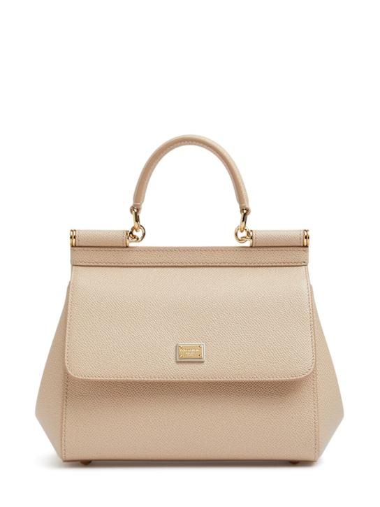 Dolce&Gabbana Small Sicily Dauphine leather bag