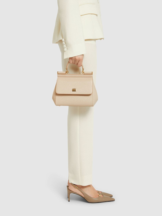 Dolce&Gabbana Small Sicily Dauphine leather bag