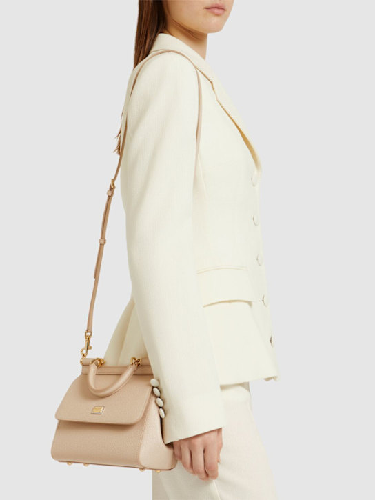 Dolce&Gabbana Small Sicily Dauphine leather bag 3 Dolce&Gabbana Small Sicily Dauphine leather bag