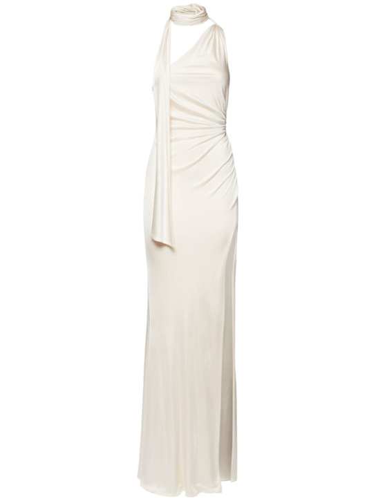Tom Ford Fluid viscose jersey one shoulder dress