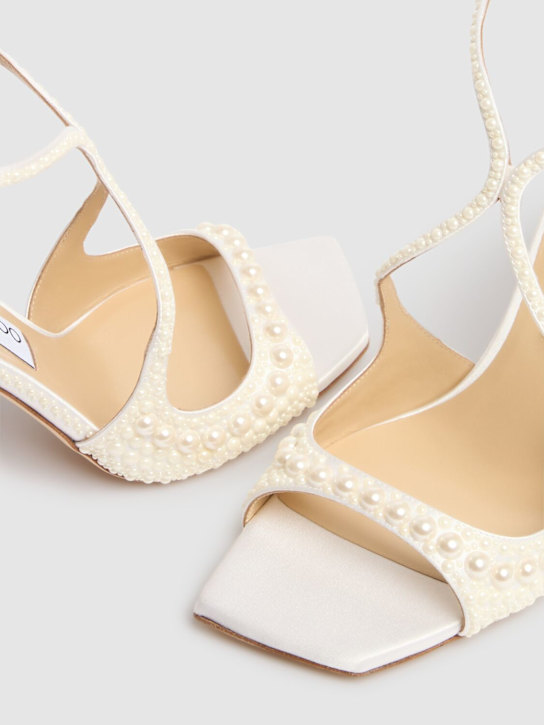 Jimmy Choo 95mm Azia leather & pearl sandals 4 Jimmy Choo 95mm Azia leather & pearl sandals