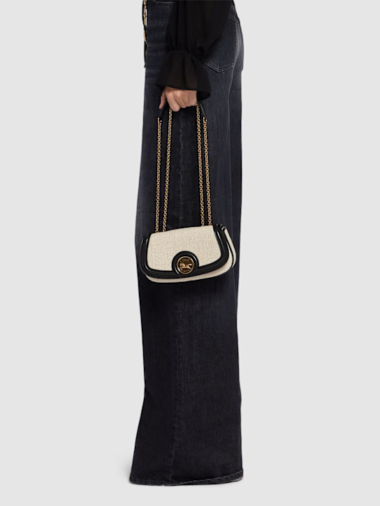 Chloé Horse medal canvas & leather bag