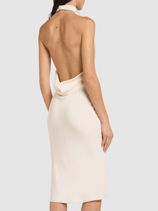 Tom Ford Silk sablé halter neck midi dress 3 Tom Ford Silk sablé halter neck midi dress