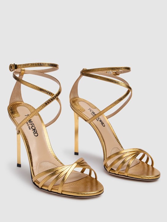 Tom Ford 105mm Laminated leather sandals