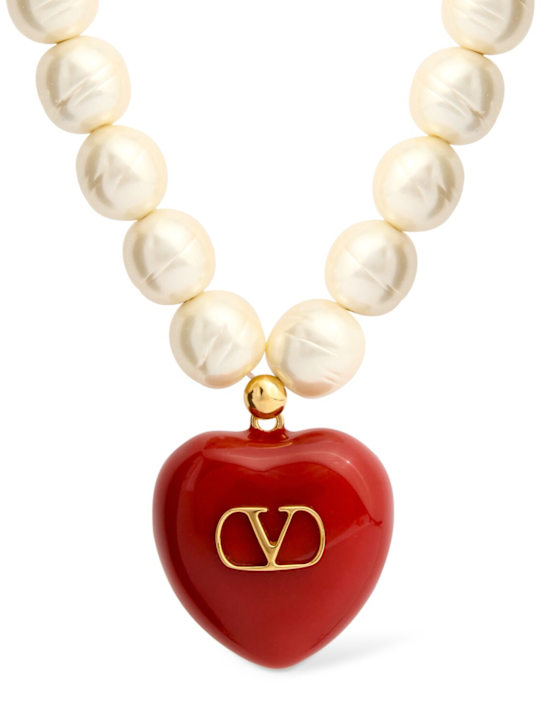 Valentino Garavani Heart long necklace