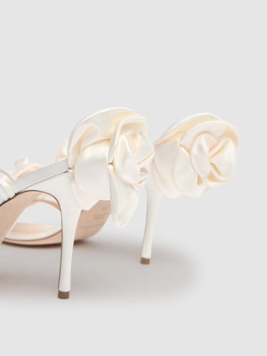 Magda Butrym 105mm Satin flower sandals 5 Magda Butrym 105mm Satin flower sandals