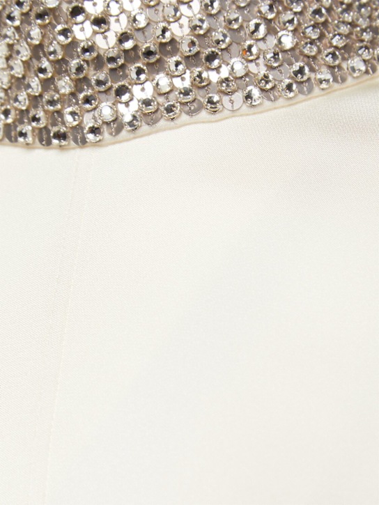 Tom Ford Embroidered double silk satin mini dress 5 Tom Ford Embroidered double silk satin mini dress