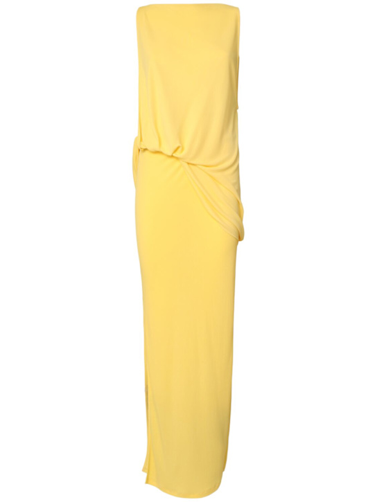 Jacquemus La Robe Peplo Longue draped long dress 6 Jacquemus La Robe Peplo Longue draped long dress