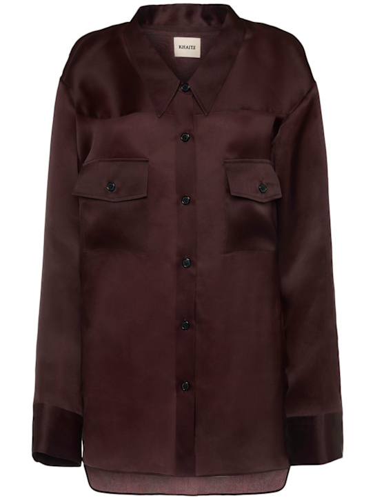 Khaite Matteo organza shirt