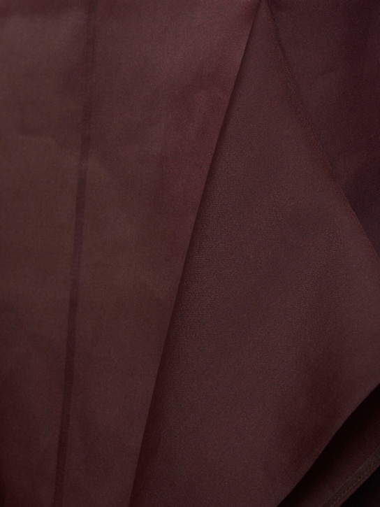 Khaite Nina layered panel midi skirt