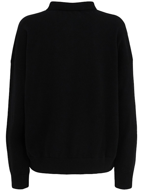 Annagreta Editta wool knit polo