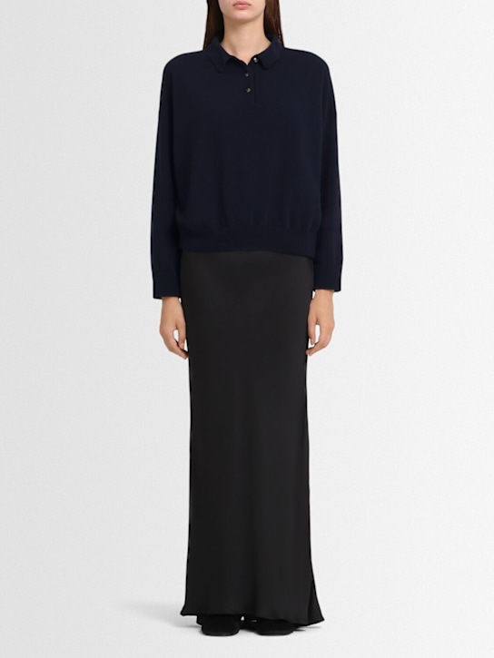 Annagreta Editta wool knit polo