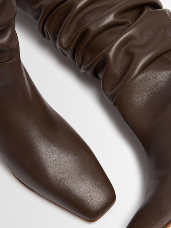 Alohas 50mm Kalila gathered leather tall boots 4 Alohas 50mm Kalila gathered leather tall boots