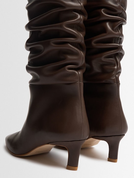 Alohas 50mm Kalila gathered leather tall boots 5 Alohas 50mm Kalila gathered leather tall boots