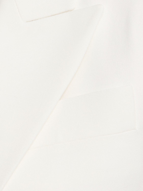 McQueen Viscose blend crepe one button blazer