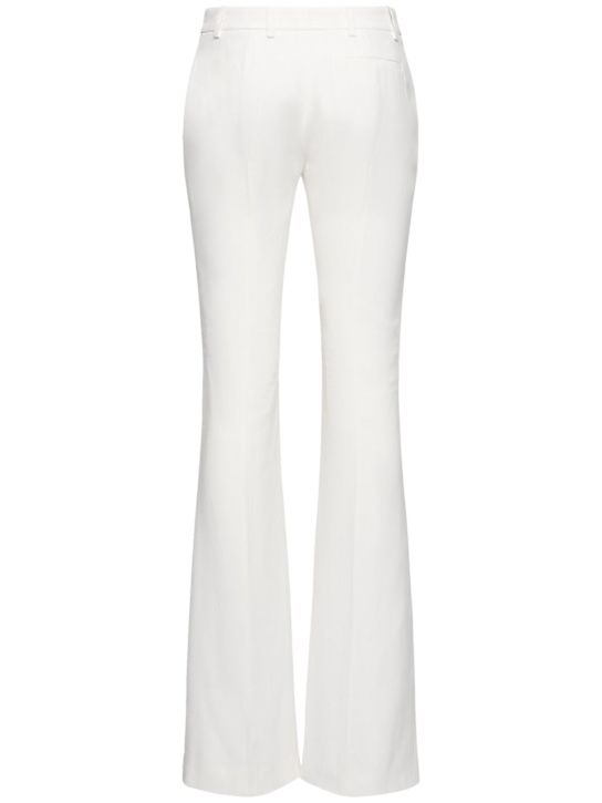 McQueen Flared leaf crepe pants
