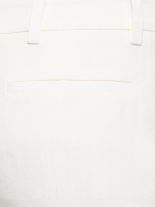 McQueen Flared leaf crepe pants