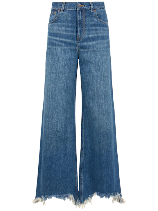 Chloé High rise cotton denim wide jeans