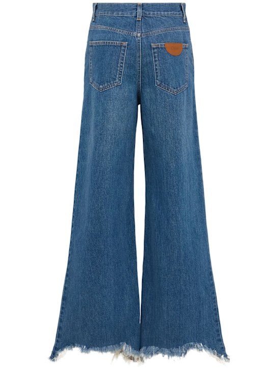 Chloé High rise cotton denim wide jeans