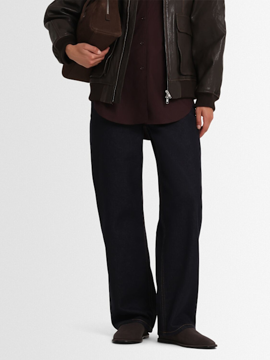 A.EMERY Spencer suede flat mules