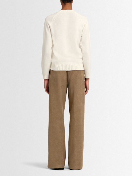 Annagreta Ida wool knit raglan crewneck sweater 16 Annagreta Ida wool knit raglan crewneck sweater