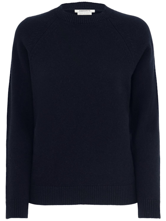 Annagreta Ida wool knit raglan crewneck sweater 25 Annagreta Ida wool knit raglan crewneck sweater