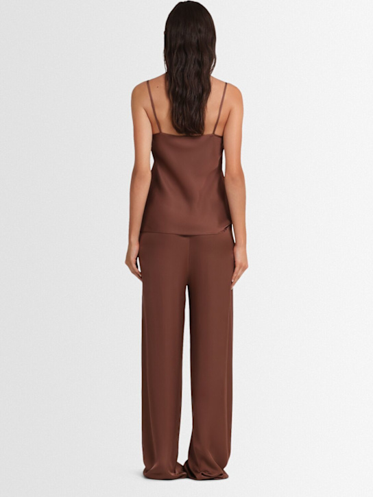 Annagreta Iris viscose satin pants