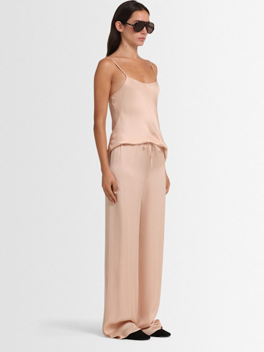 Annagreta Iris viscose satin pants