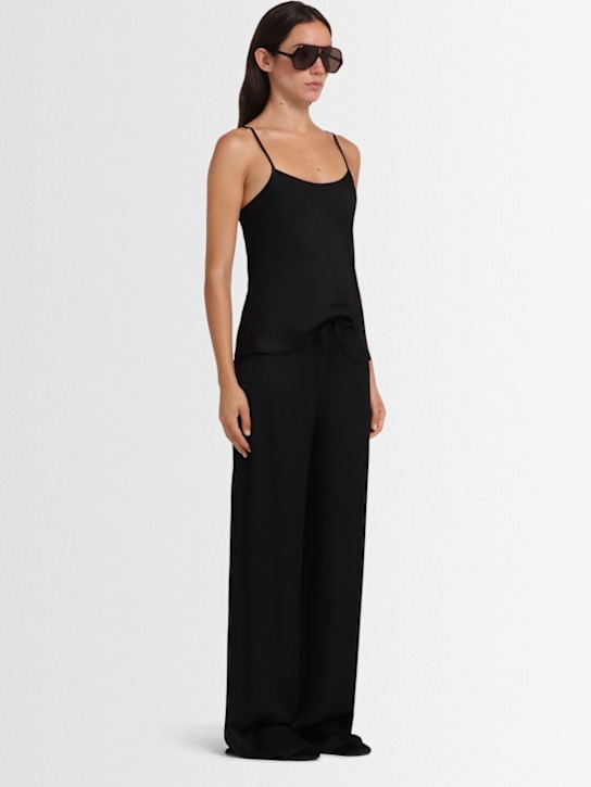 Annagreta Iris viscose satin pants