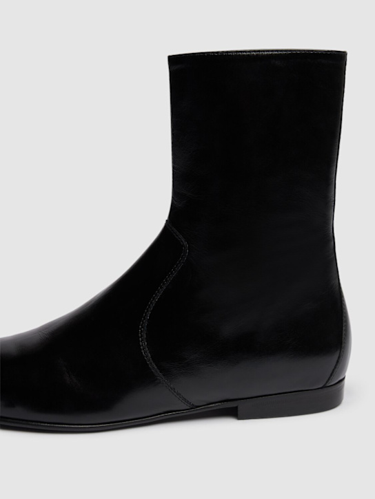 Khaite 25mm Colt leather ankle boots