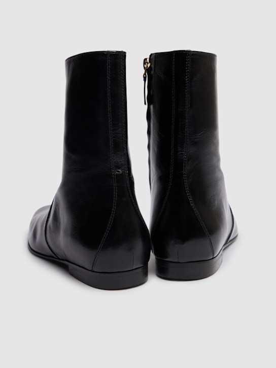 Khaite 25mm Colt leather ankle boots