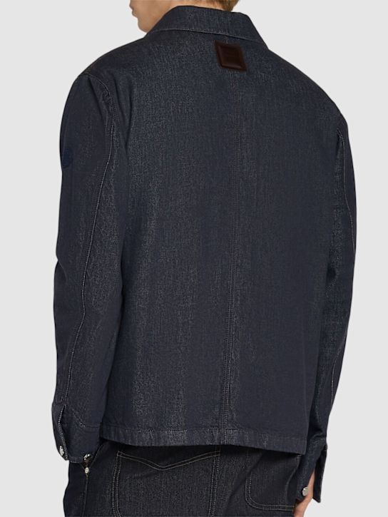 Moncler Forets cotton denim down jacket 3 Moncler Forets cotton denim down jacket