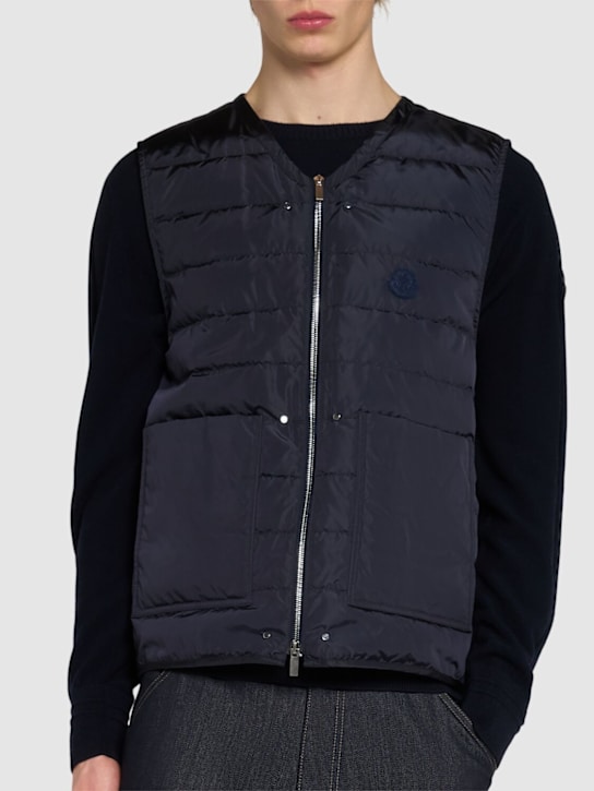 Moncler Forets cotton denim down jacket 4 Moncler Forets cotton denim down jacket
