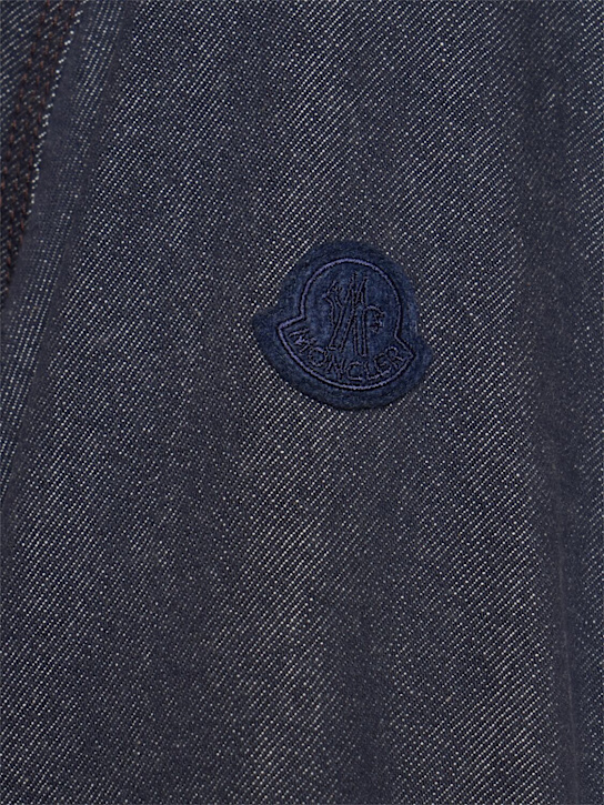 Moncler Forets cotton denim down jacket 7 Moncler Forets cotton denim down jacket