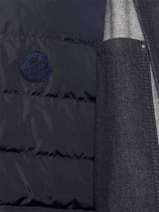 Moncler Forets cotton denim down jacket 8 Moncler Forets cotton denim down jacket
