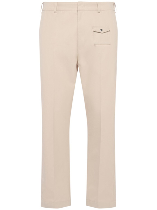 Moncler Tailored cotton gabardine pants
