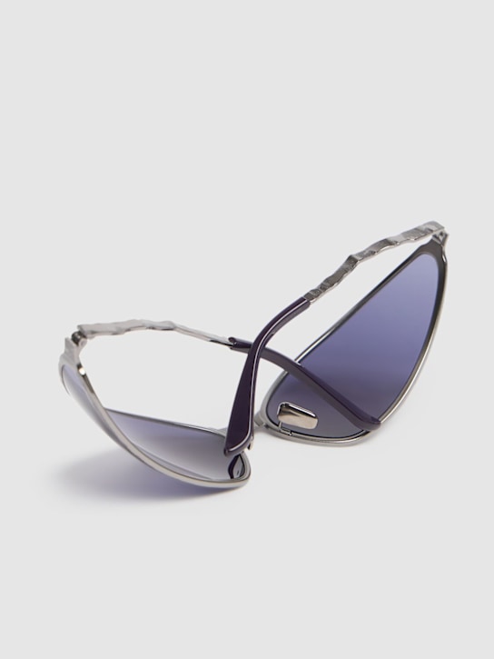 Kuboraum Berlin H34 cat eye metal sunglasses