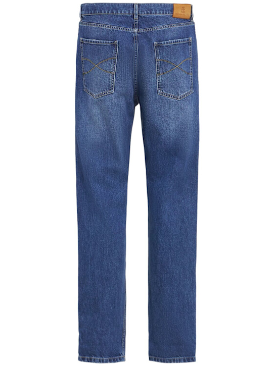 Brunello Cucinelli Cotton denim straight jeans