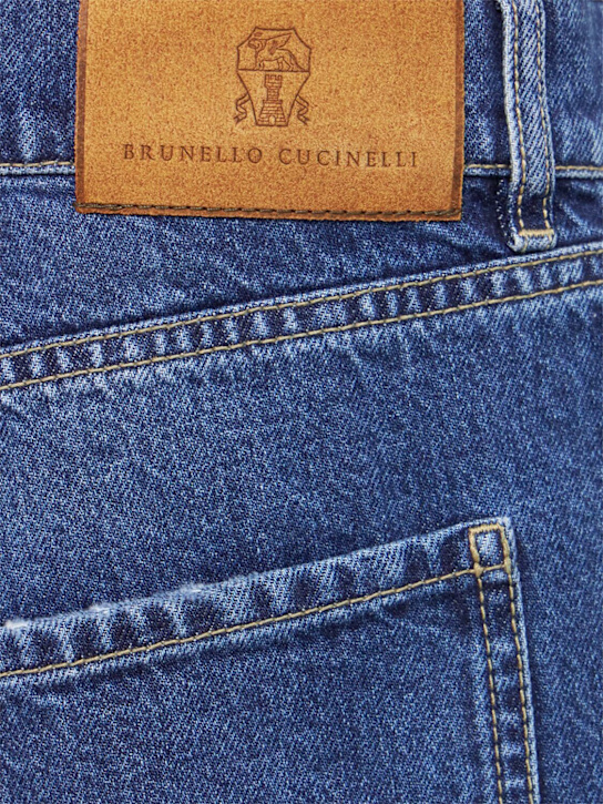 Brunello Cucinelli Cotton denim straight jeans