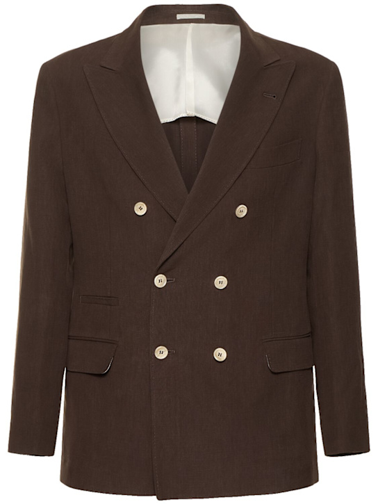 Brunello Cucinelli Double breast linen blazer