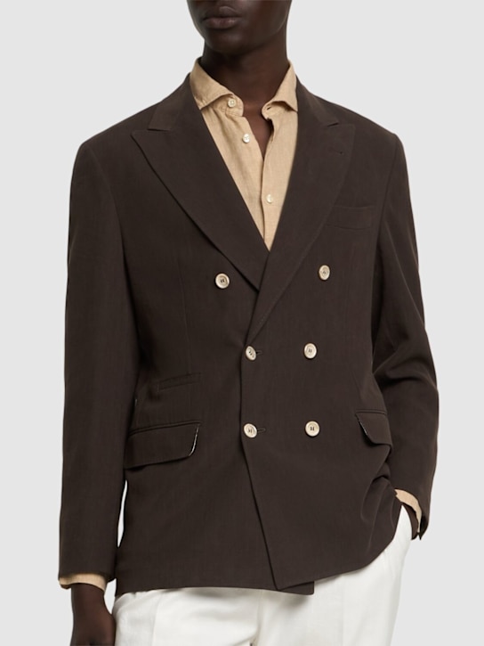 Brunello Cucinelli Double breast linen blazer 3 Brunello Cucinelli Double breast linen blazer