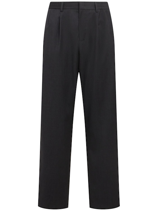 The Core Pleated wool twill straight pants 15 The Core Pleated wool twill straight pants