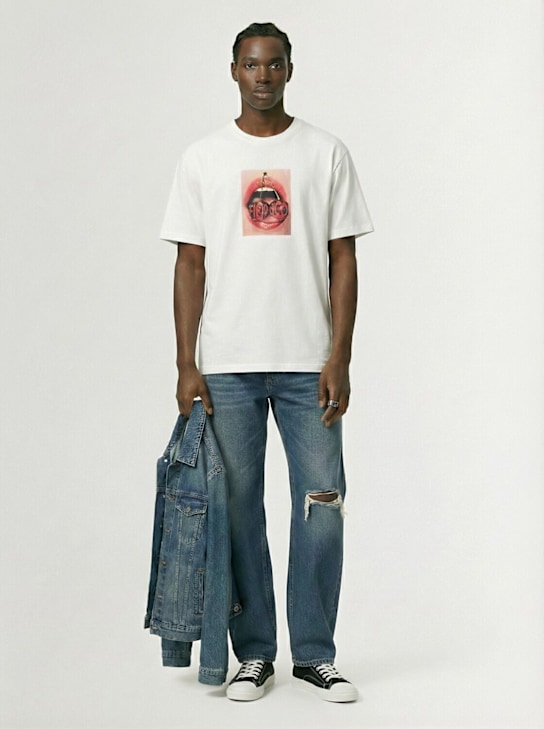 Fiorucci Cherry Mouth printed cotton t-shirt