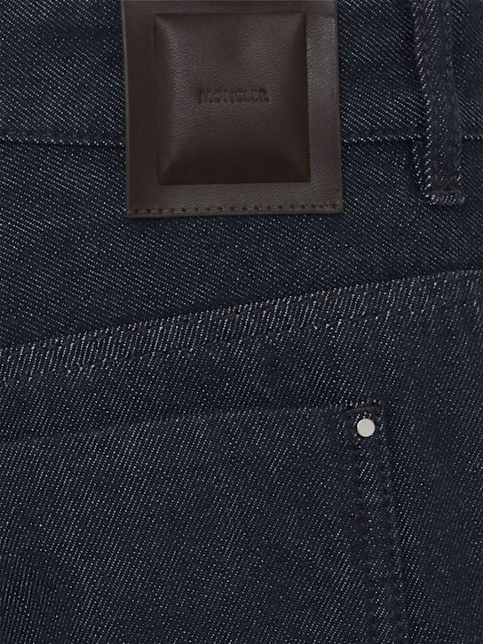 Moncler Cotton denim straight jeans