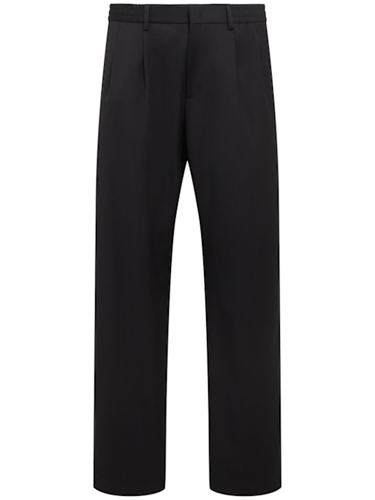 The Core Pleated wool twill straight pants 15 The Core Pleated wool twill straight pants