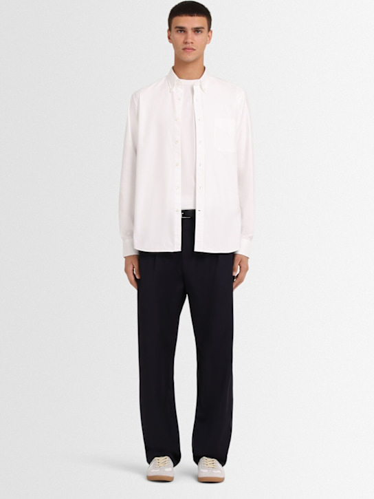 The Core Pleated wool twill straight pants 9 The Core Pleated wool twill straight pants