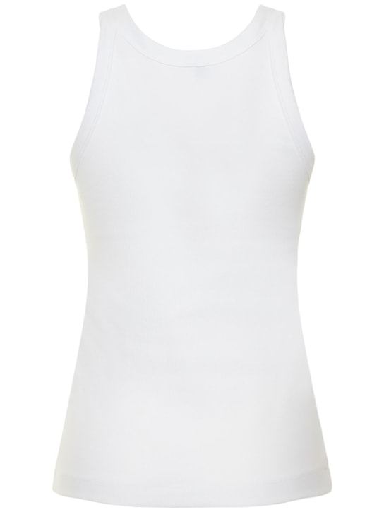 Toteme Fine curved organic cotton tank top 5 Toteme Fine curved organic cotton tank top