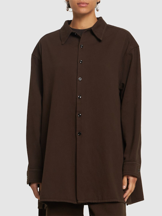 Lemaire Twisted denim shirt